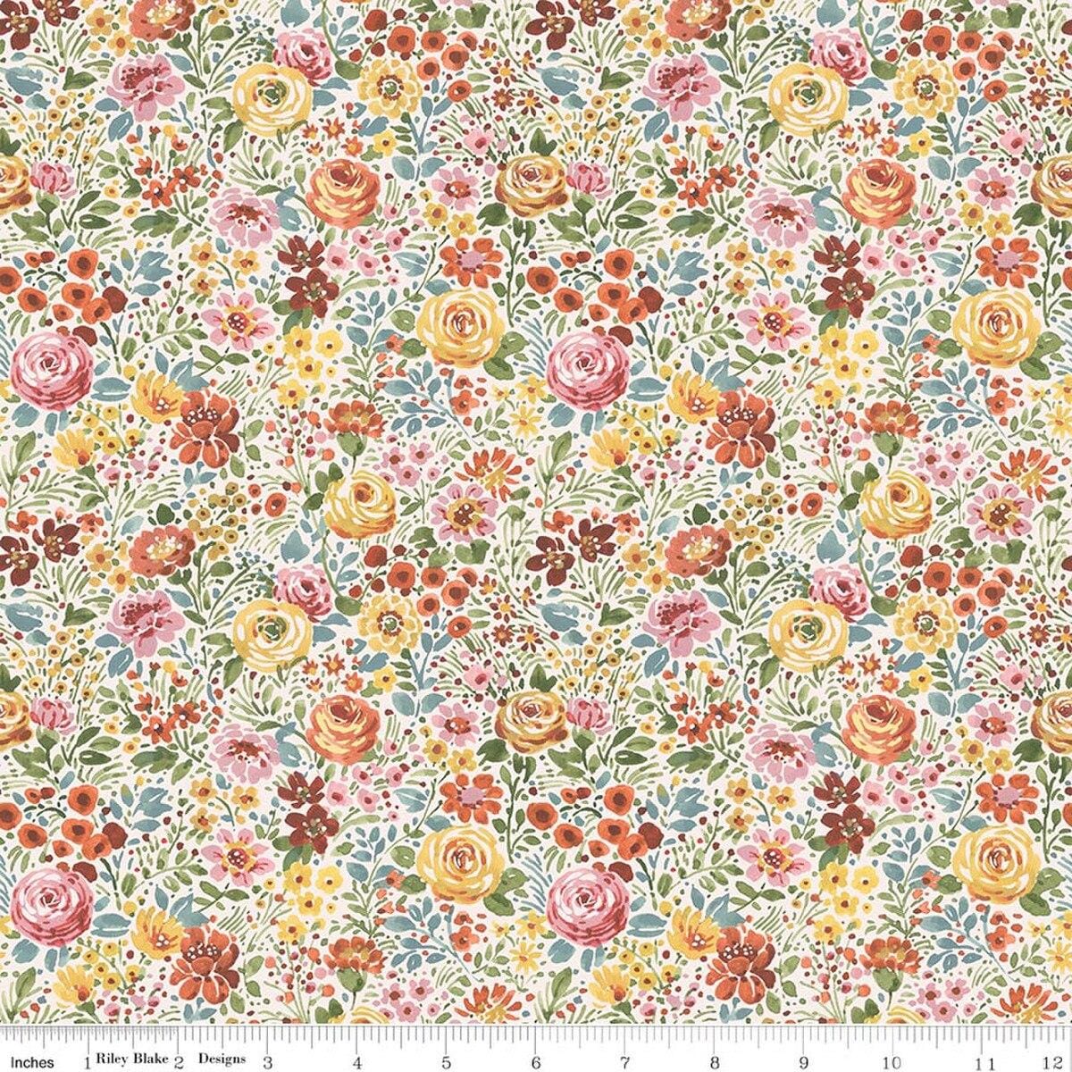 Sketch Book - Flower Garden Cream CD17522-CREAM