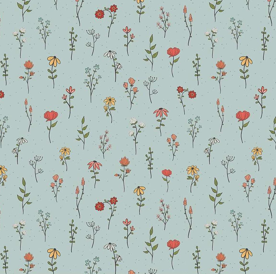 Stay Wild - Boho Little Flowers Mist C15211-MIST