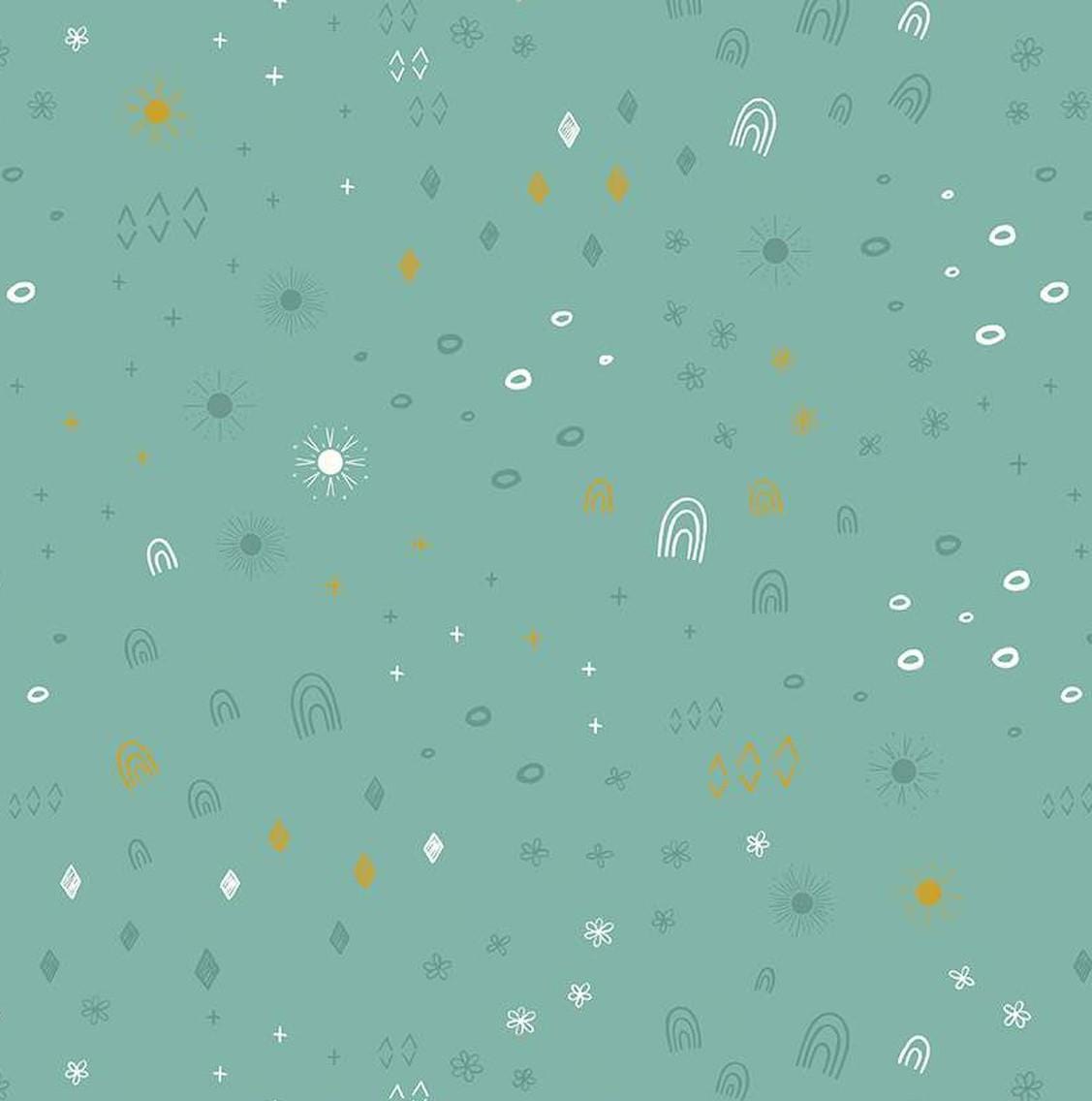 Stay Wild - Boho Things Teal Sparkle SC15215-TEAL