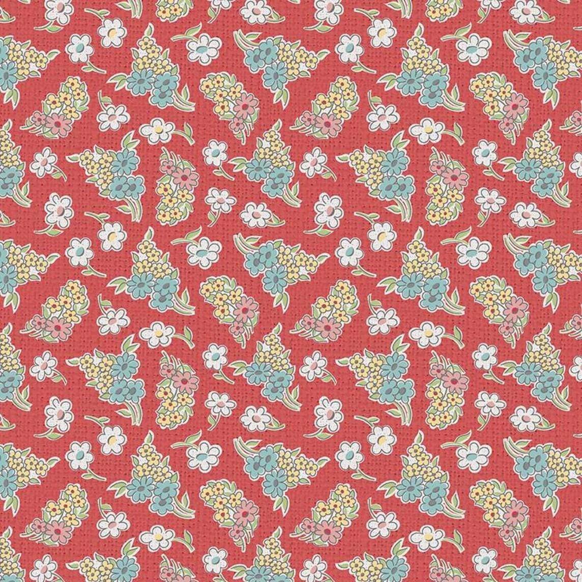 Stitch - Floral Cayenne C10920-CAYENNE