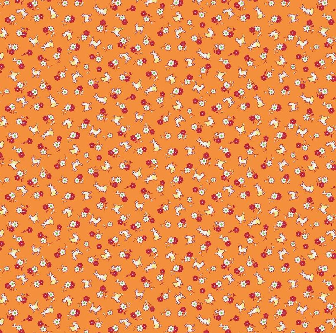 Storytime 30s - Animals Orange C13868-ORANGE