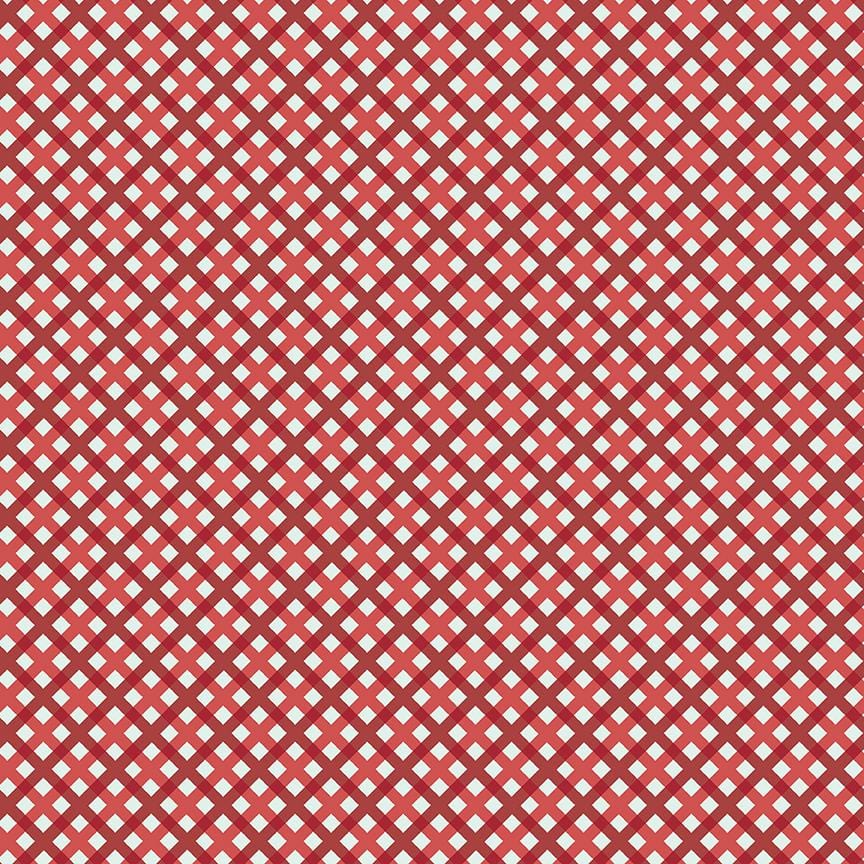 Sweet Freedom - Gingham Picnic Red C14417-RED