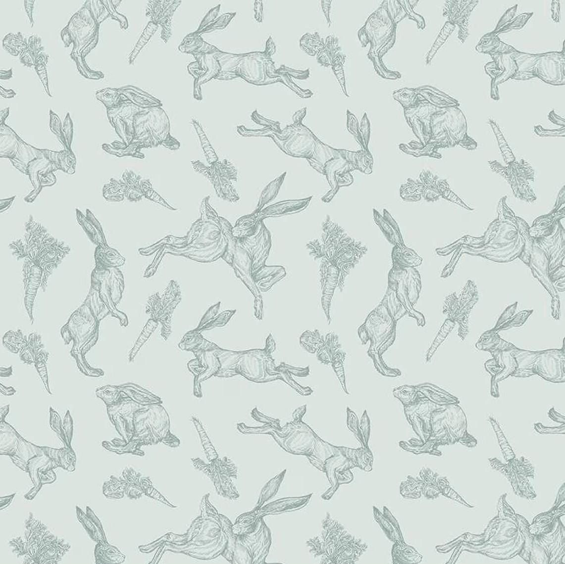 Sweet Spring - Bunnies Seafoam C15803-SEAFOAM