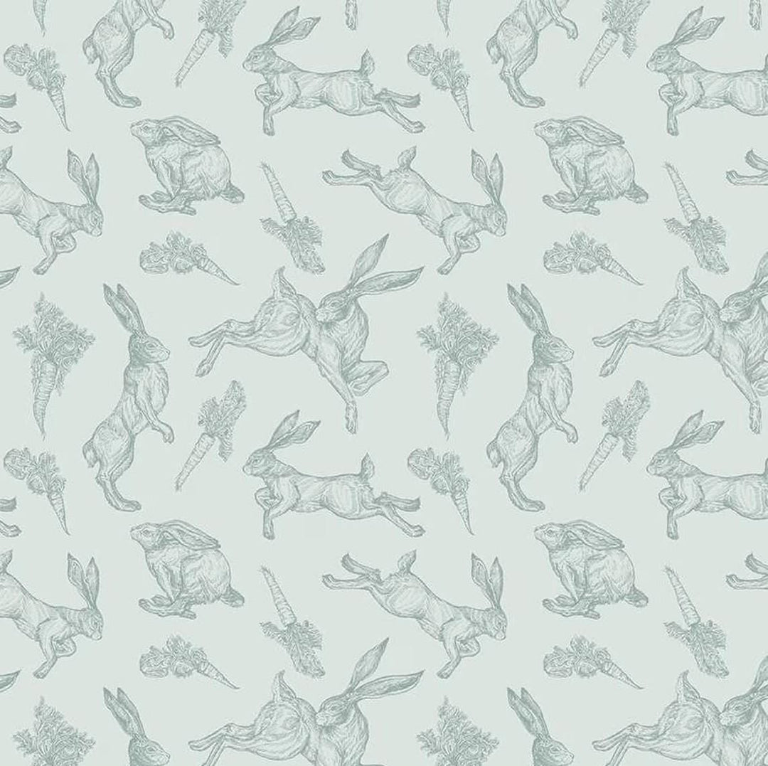 Sweet Spring - Bunnies Seafoam C15803-SEAFOAM