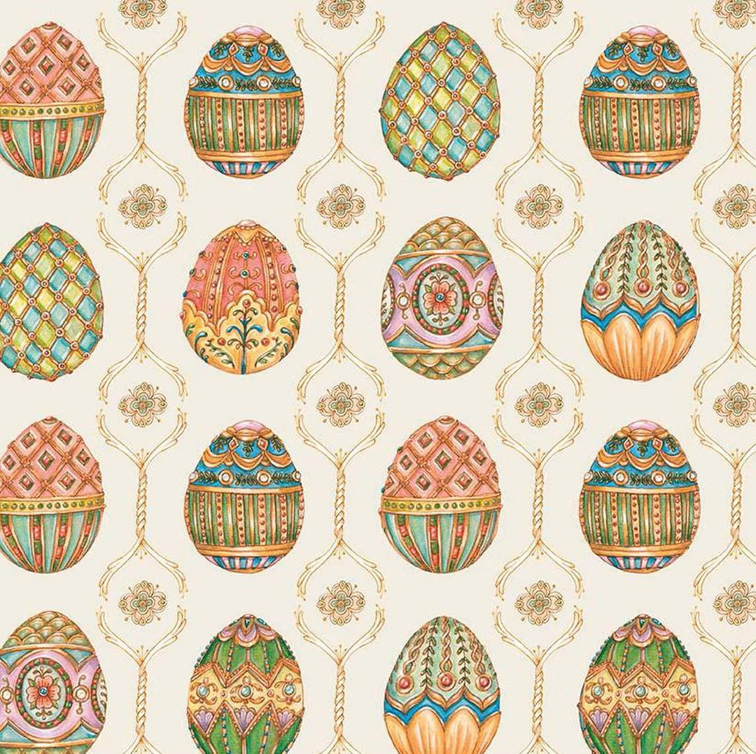 Sweet Spring - Easter Eggs Ivory CD15801-IVORY