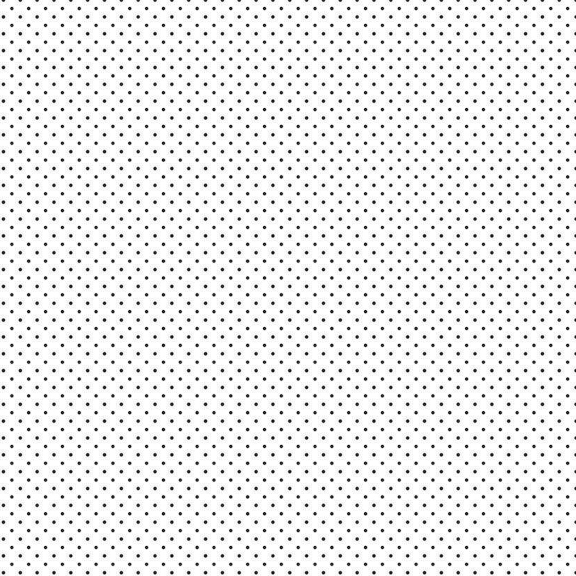 Swiss Dot - Black On White RB-C660-110