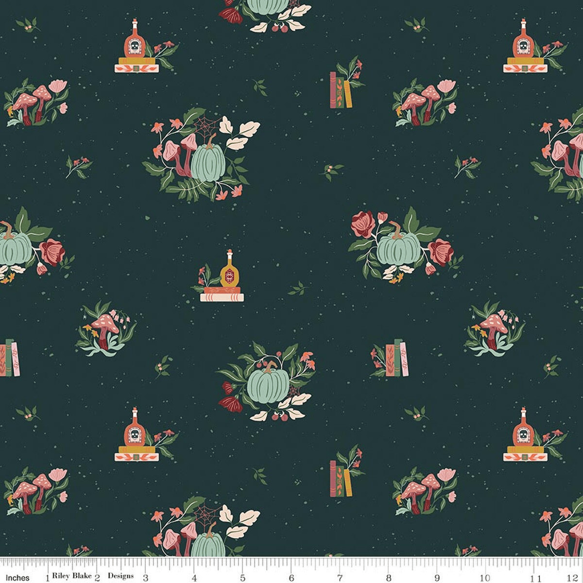 The Apothecary - Botanicals Deep Teal C17551-DEEPTEAL