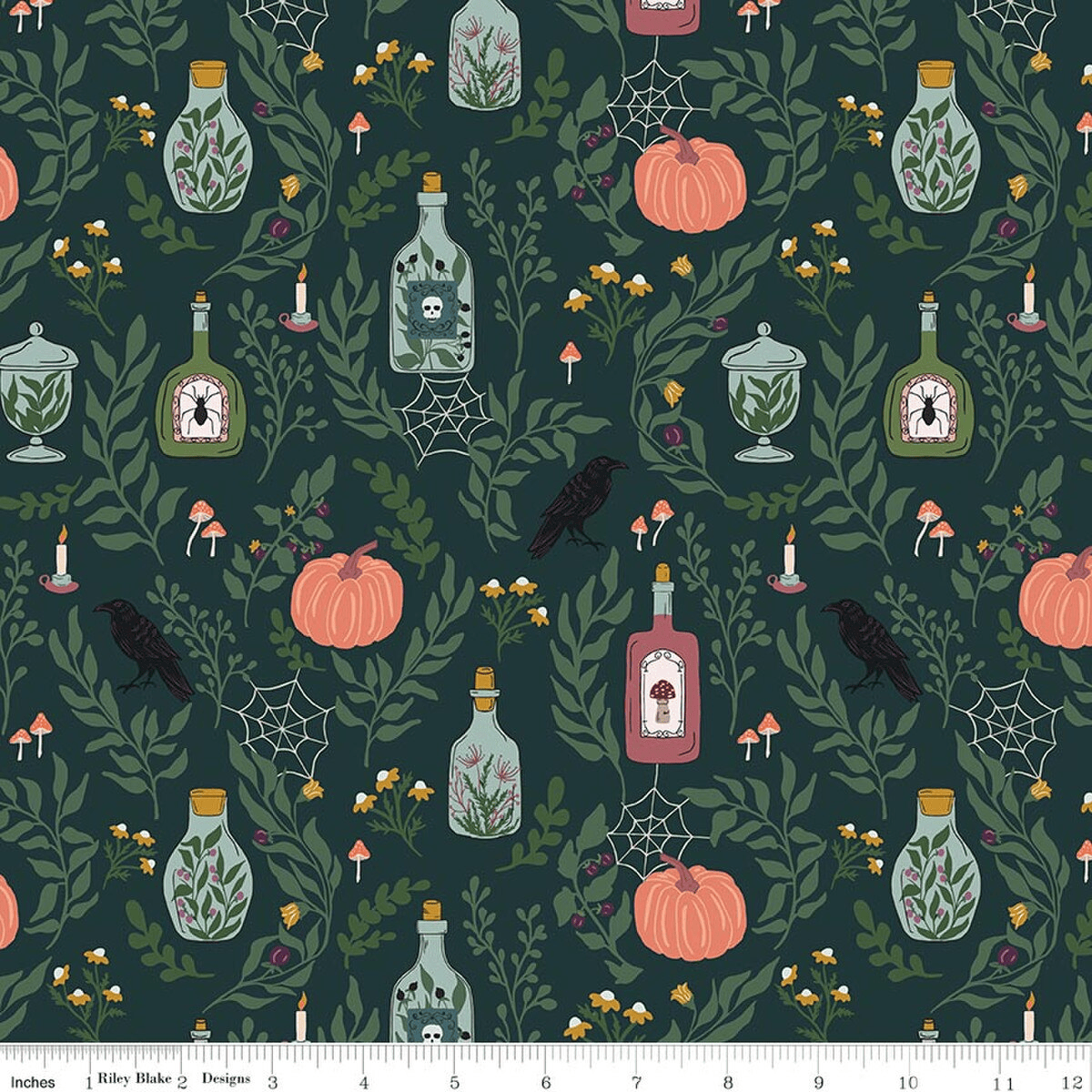 The Apothecary - Main Deep Teal C17550-DEEPTEAL