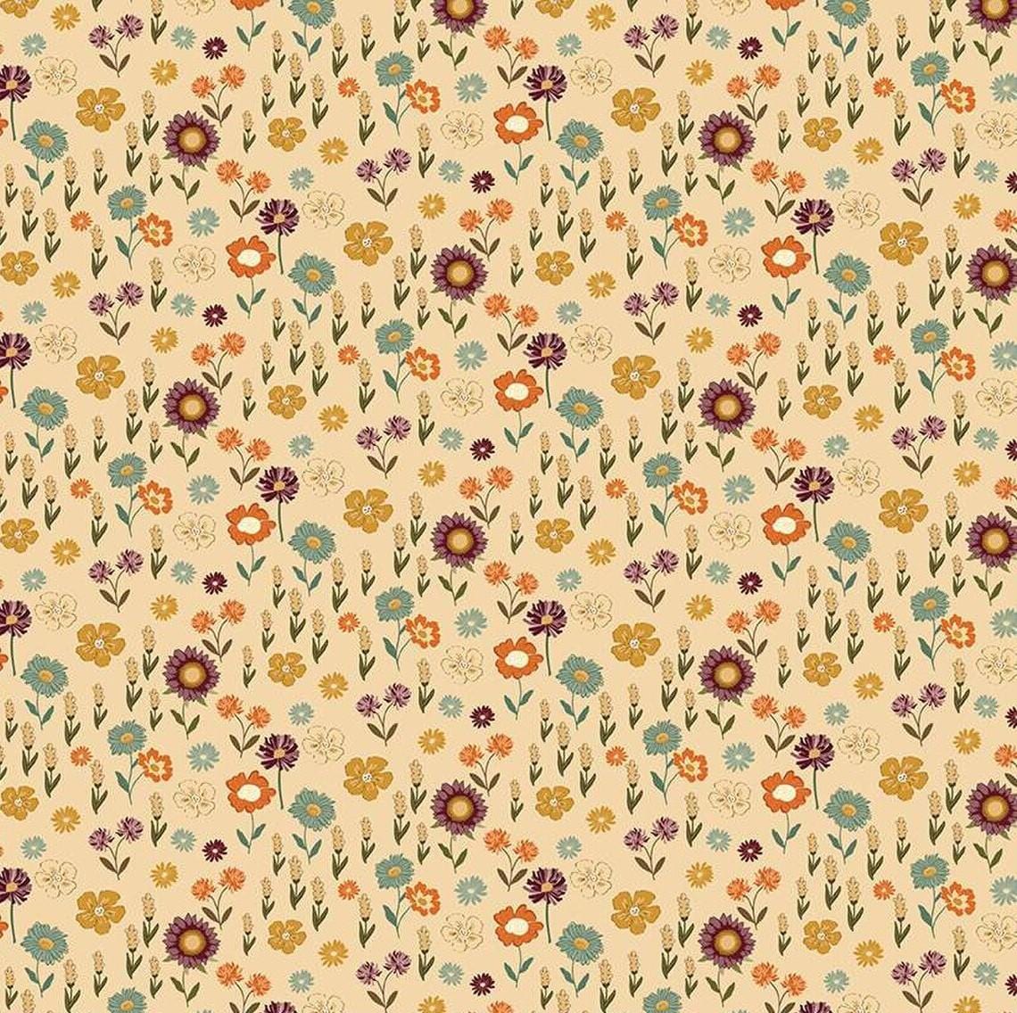 The Awe of Autumn -  Floral Latte C16194-LATTE
