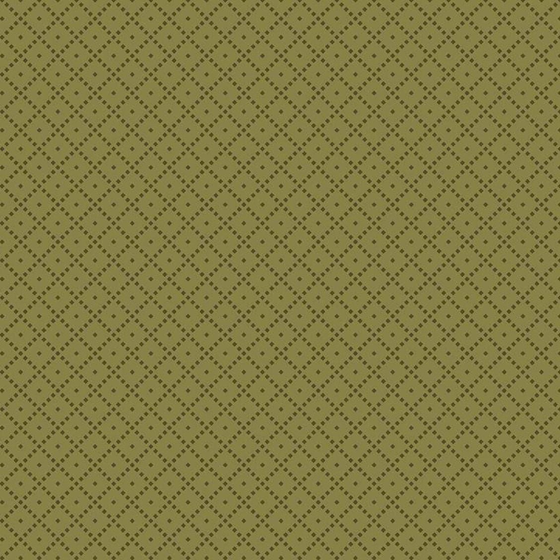 The Awe of Autumn - Grid Green C16197-GREEN