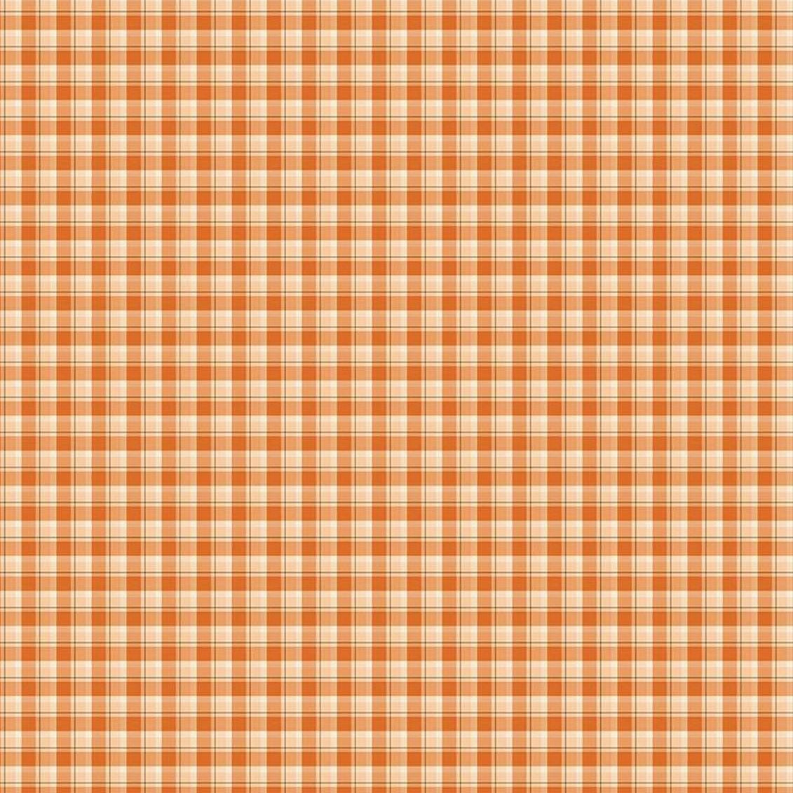 The Awe of Autumn -  Plaid Orange C16193-ORANGE