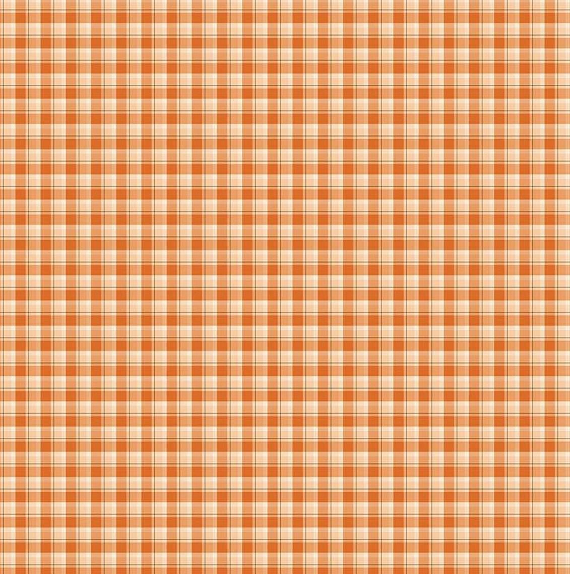 The Awe of Autumn -  Plaid Orange C16193-ORANGE