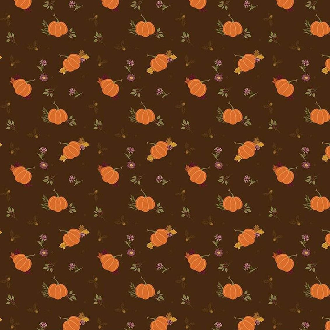 The Awe of Autumn -  Pumpkins Brown C16192-BROWN