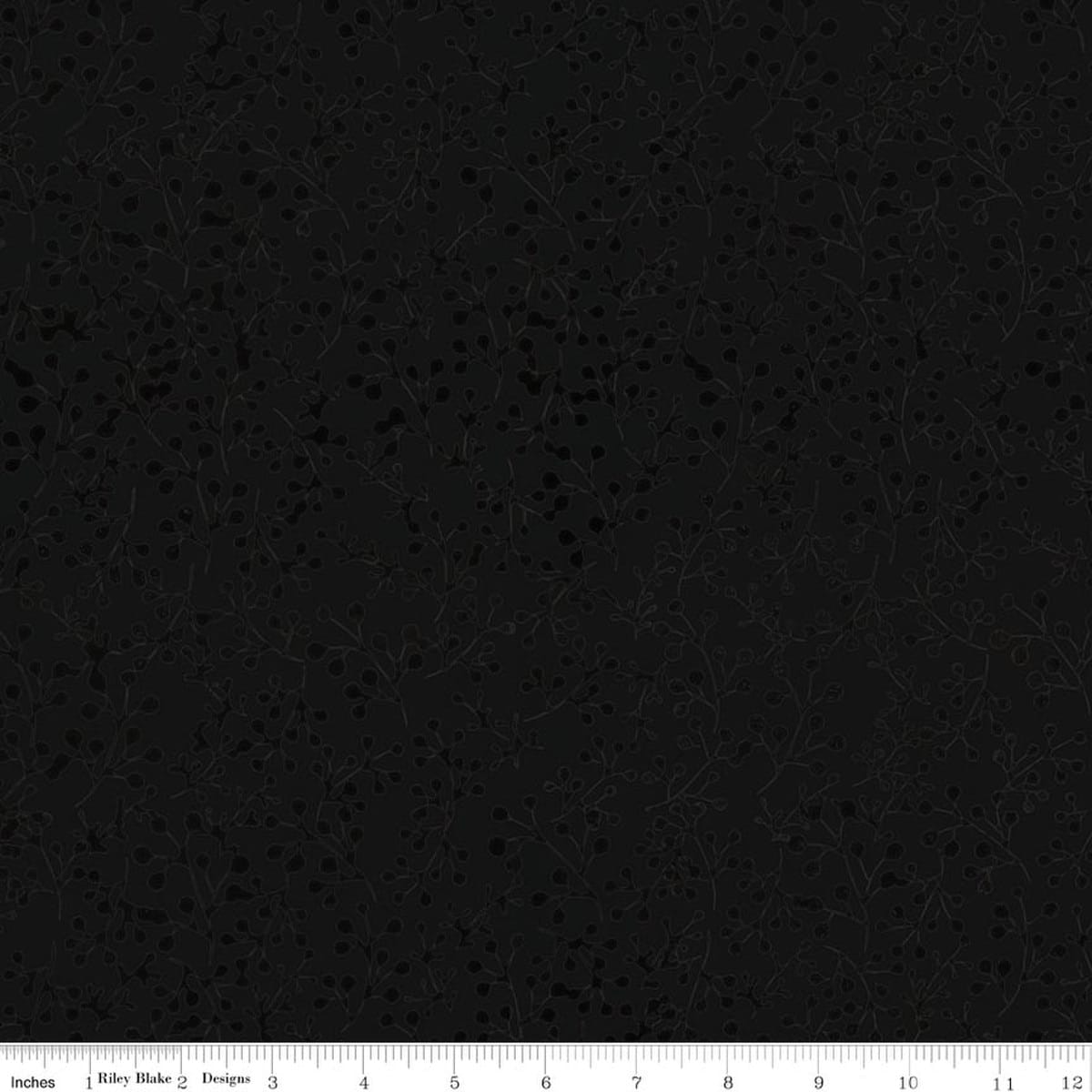 Tonal Black Ink - Flora Noire BT23681-119