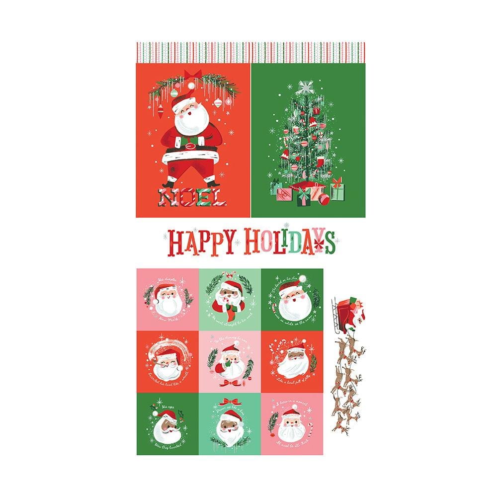 Twas - Happy Holidays Panel Sparkle SP13467-PANEL