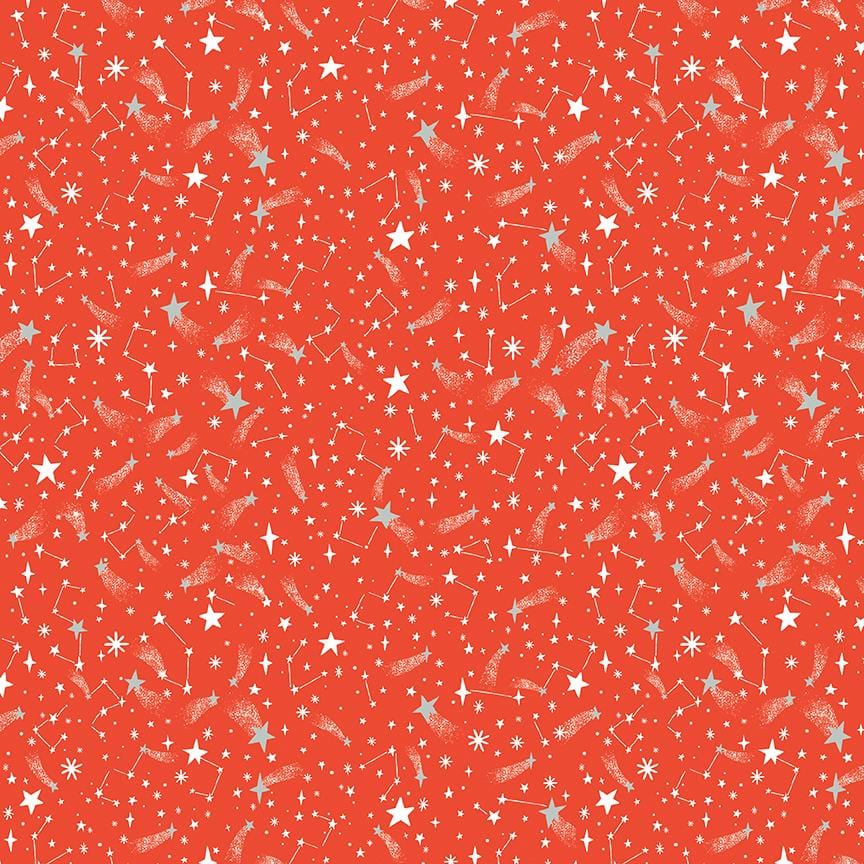 Twas - New Fallen Snow Red Sparkle SC13466-RED