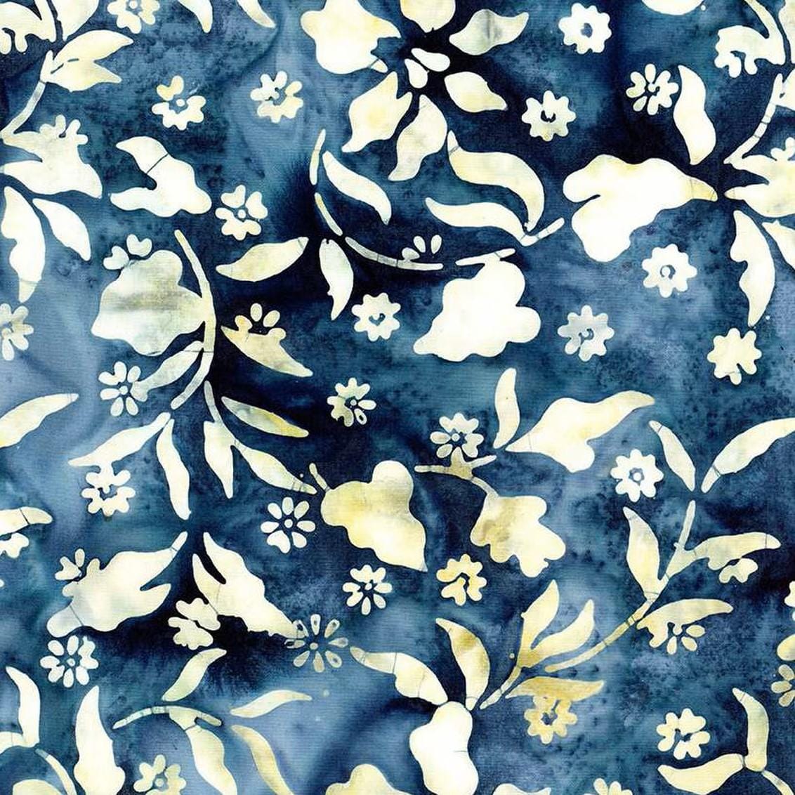 Victorian Gardens - Tossed Vines Denim Bijou BT23103-305
