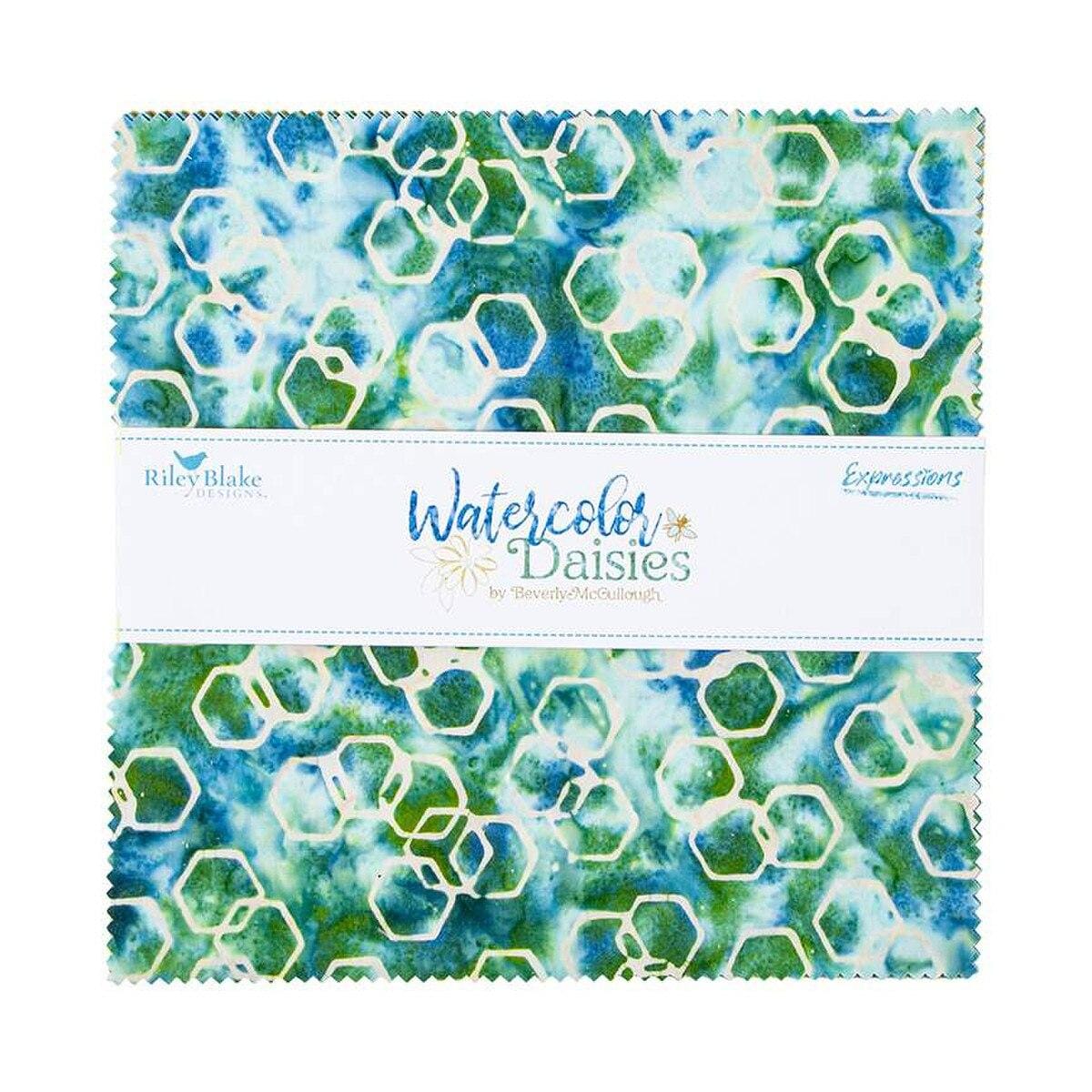 Watercolor Daisies - 10" Stacker 10-23246-42