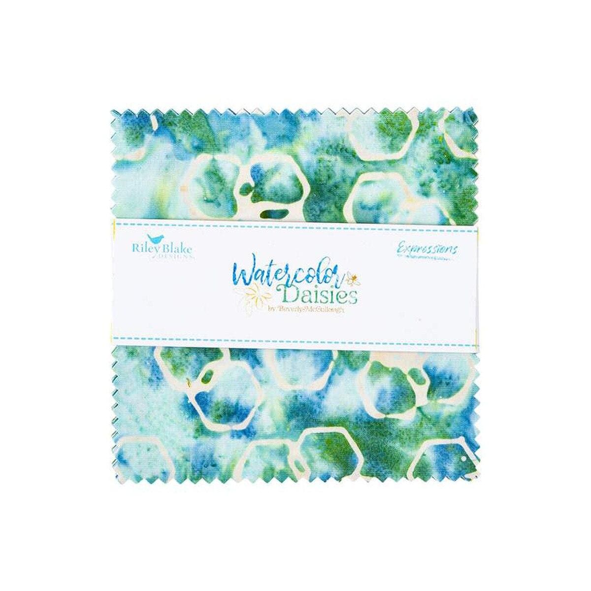 Watercolor Daisies - 5" Stacker 5-23246-42