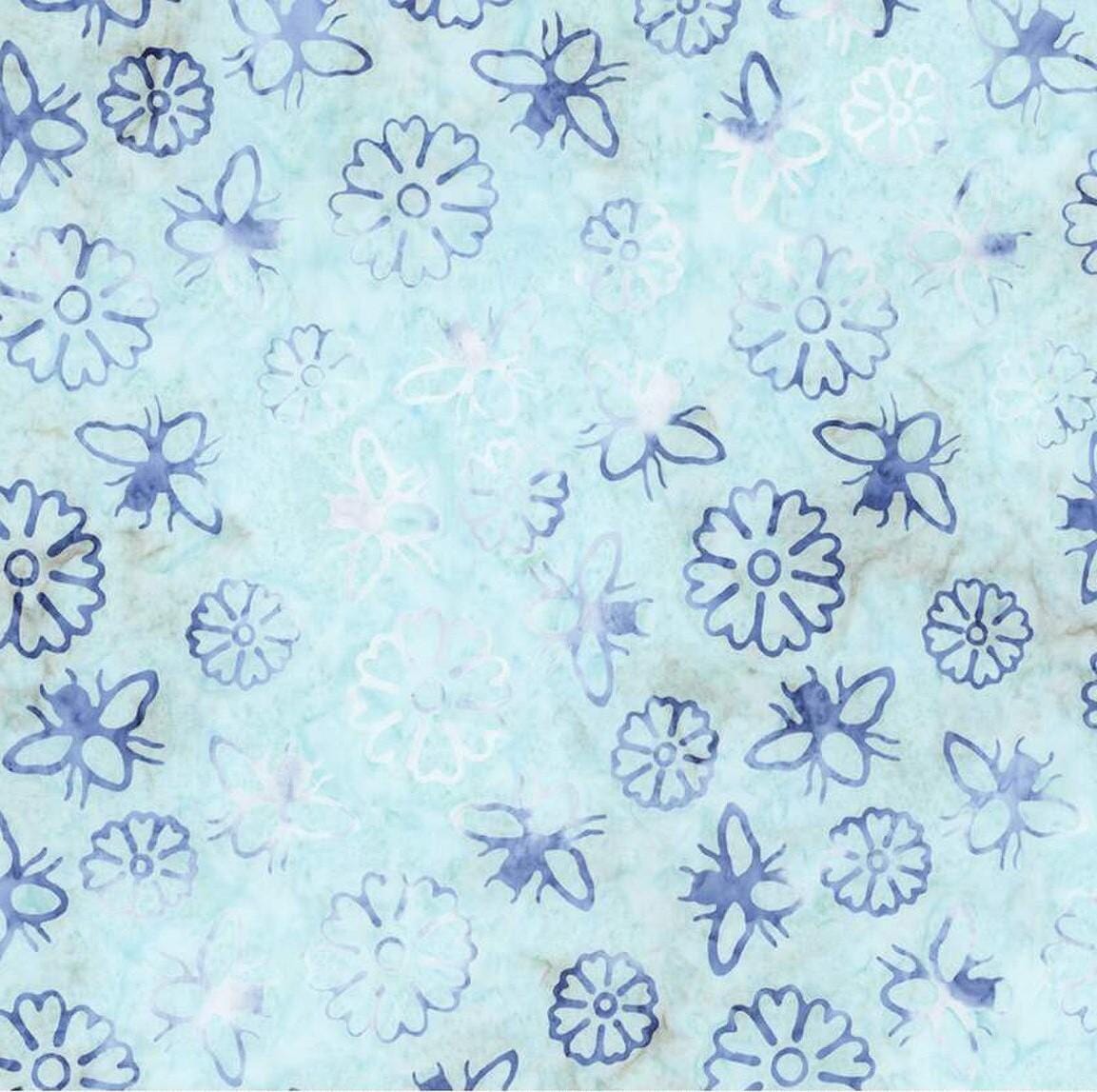 Watercolor Daisies - Caribbean Shale BT23242-281