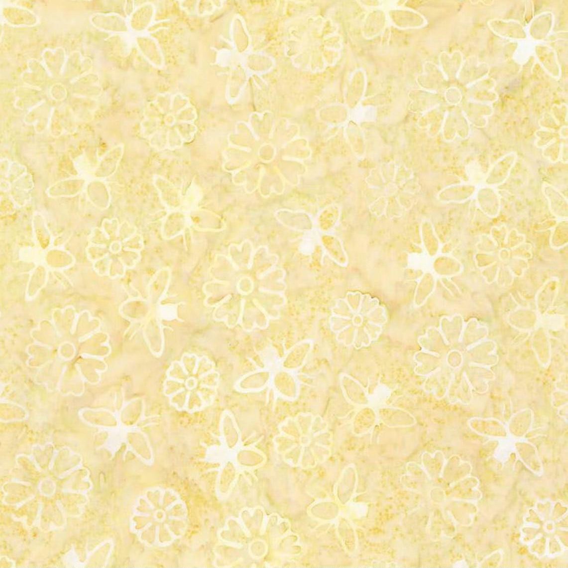 Watercolor Daisies - Yellow Cream BT23242-262