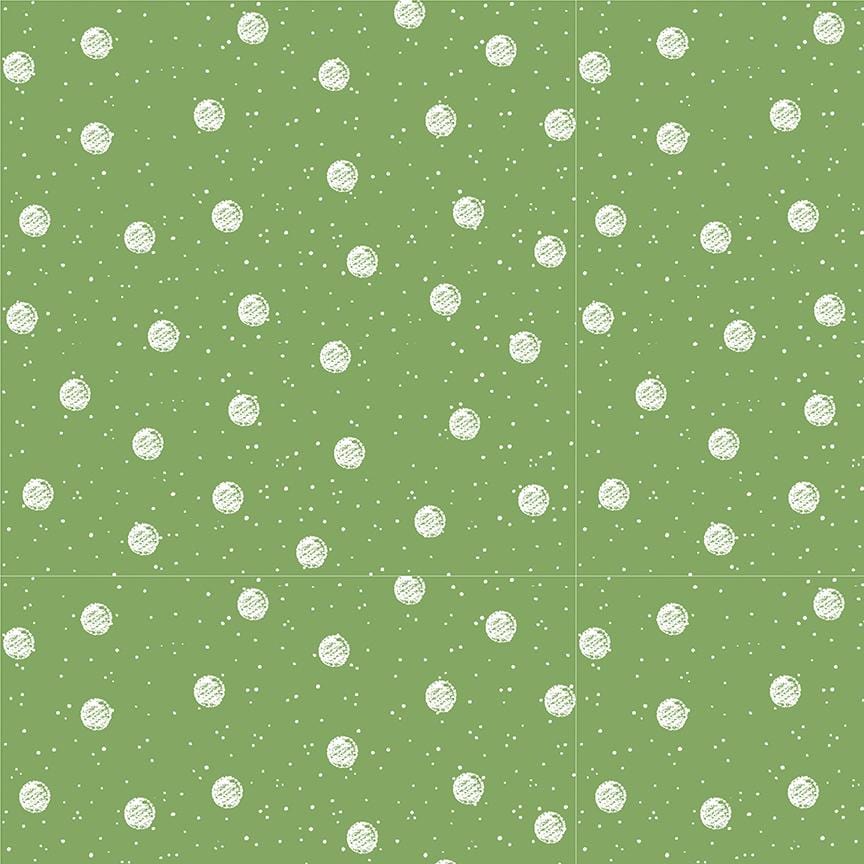 White As Snow - Snowball Toss Green C13559-GREEN