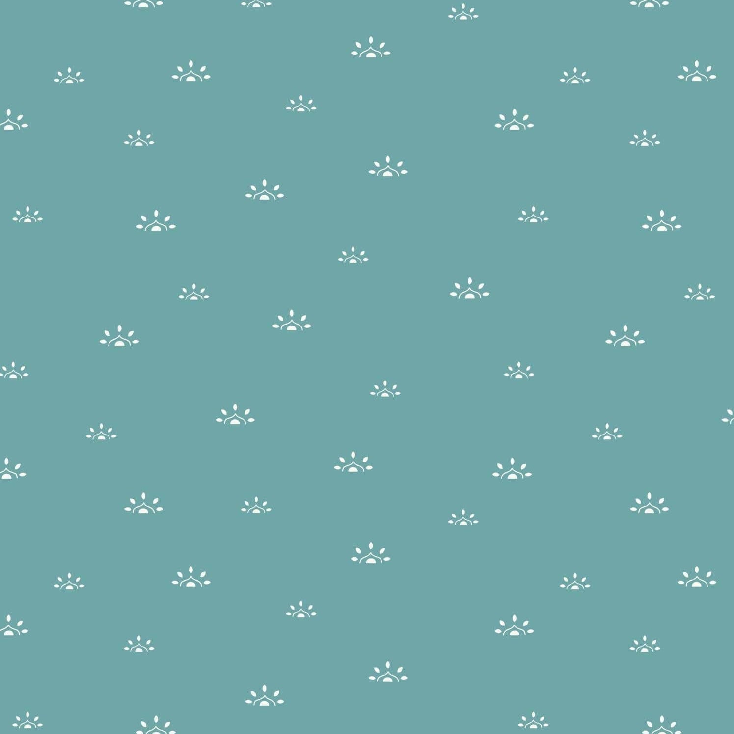 Winged Medley - Woodblock Teal C15915-TEAL