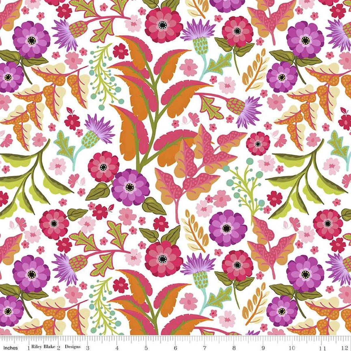 Zinnia's - Floral White CD16691-WHITE