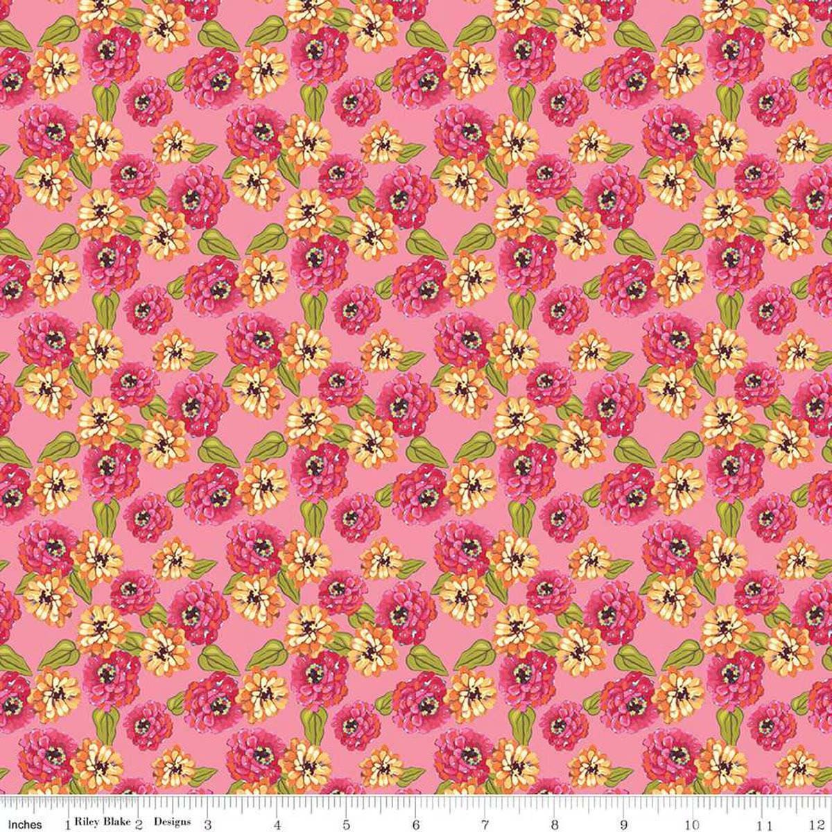 Zinnias - Zinnias Pink CD16693-PINK