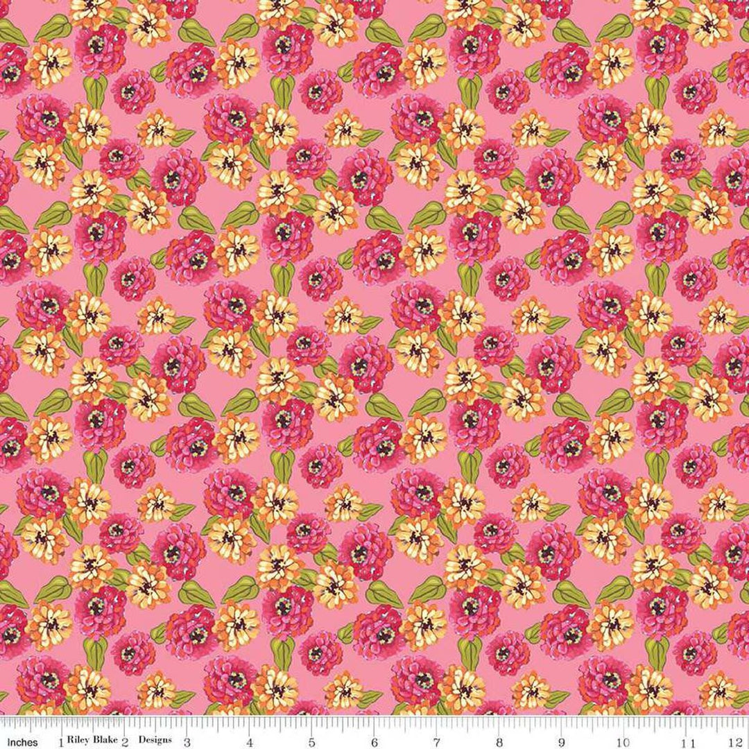 Zinnias - Zinnias Pink CD16693-PINK