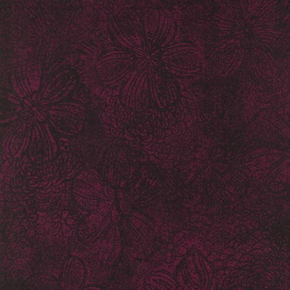 RJR - Jinny Beyer Palette - Flower Texture  Claret 6931-021