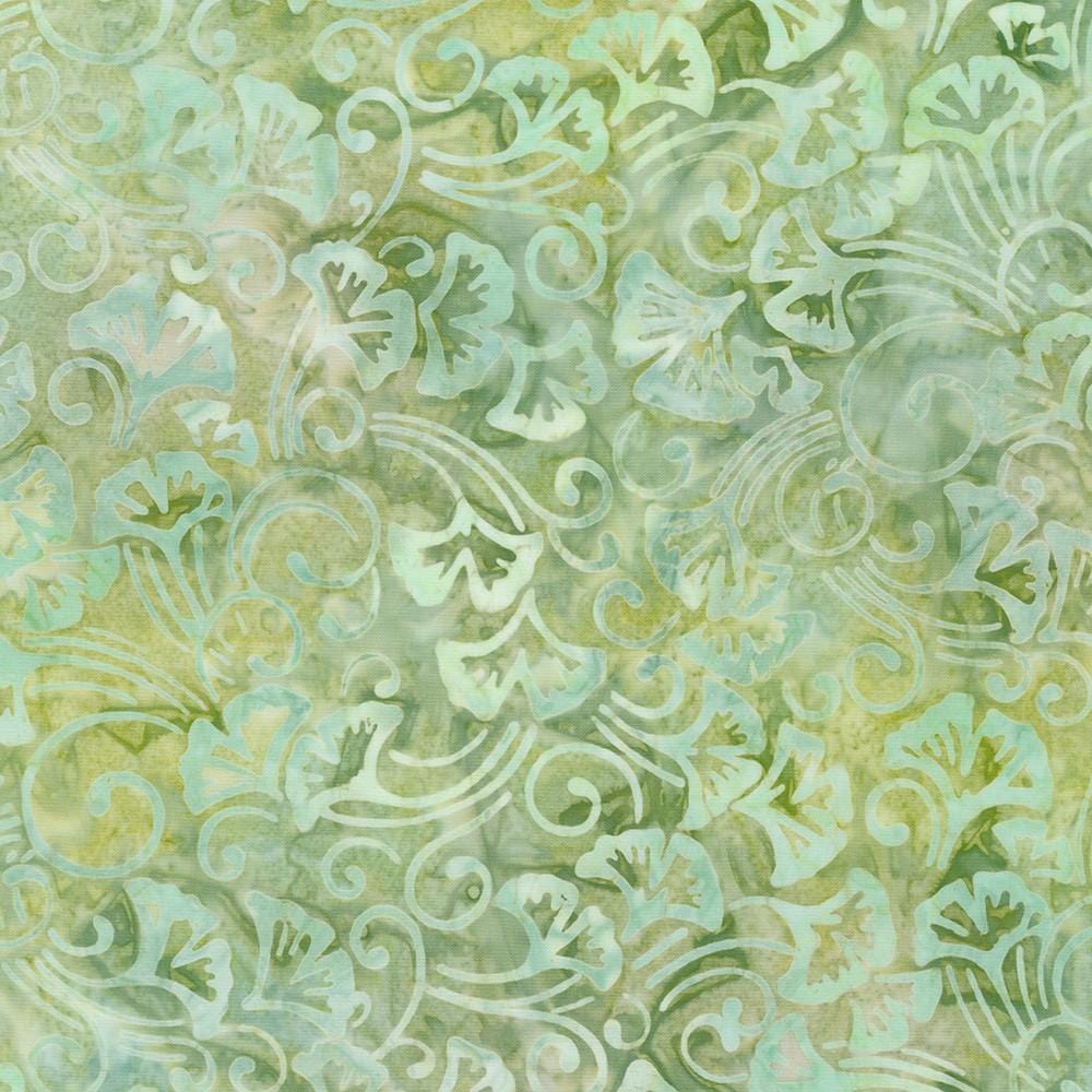 Artisan Batiks Morning Mist - Moss Scroll AMD-22161-45