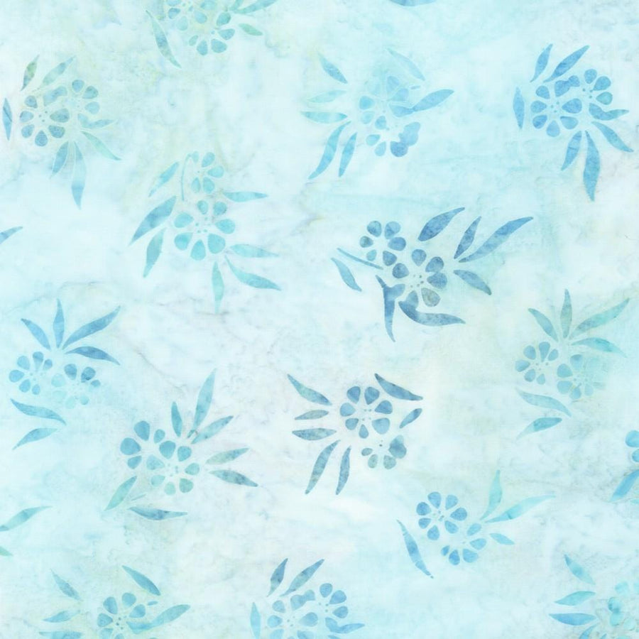 Artisan Batiks Morning Mist - Spa Floral AMD-22165-264