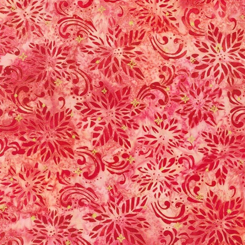 Artisan Batiks: Winter Sparkle - Strawberry AMDM-21230-98