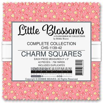 Flowerhouse: Little Blossoms - Charm Squares Bundle 42pcs CHS-1139-42