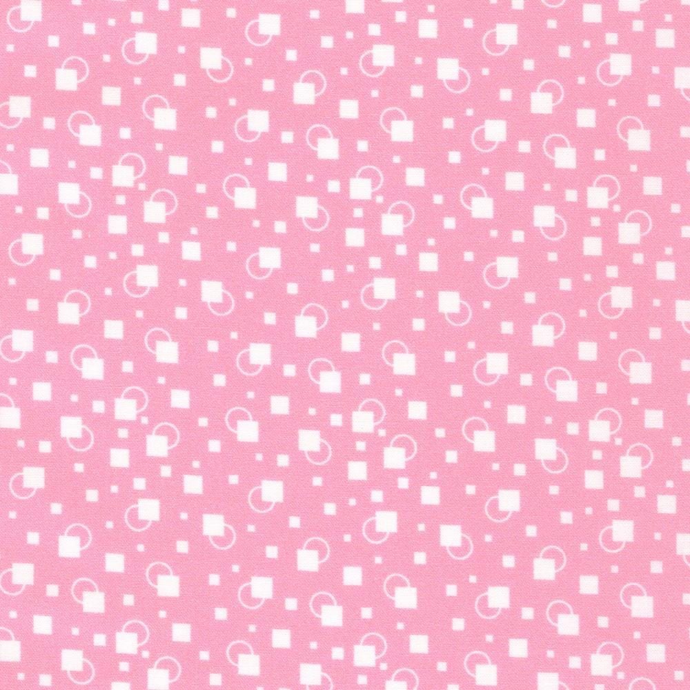 Flowerhouse: Little Blossoms - Pink Geo Dots FLHD-21890-10