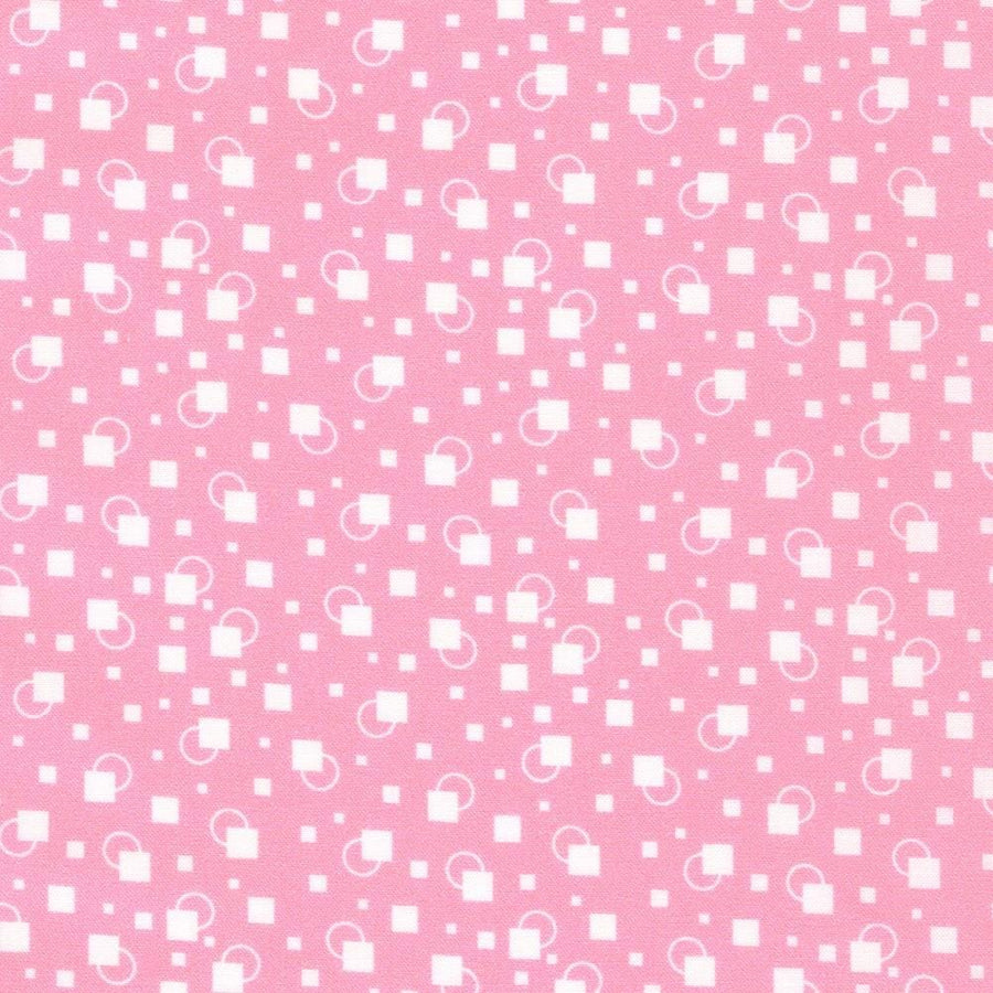 Flowerhouse: Little Blossoms - Pink Geo Dots FLHD-21890-10