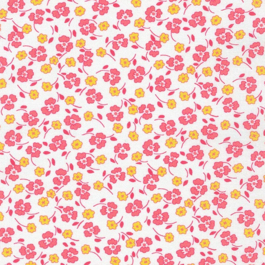 Flowerhouse: Little Blossoms - Pink White FLHD-21887-10
