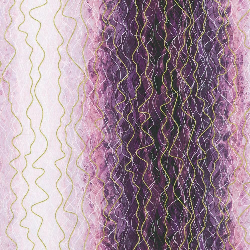 Hill Shine - Plum Zig Zag Abstract RRHDM-23241-24