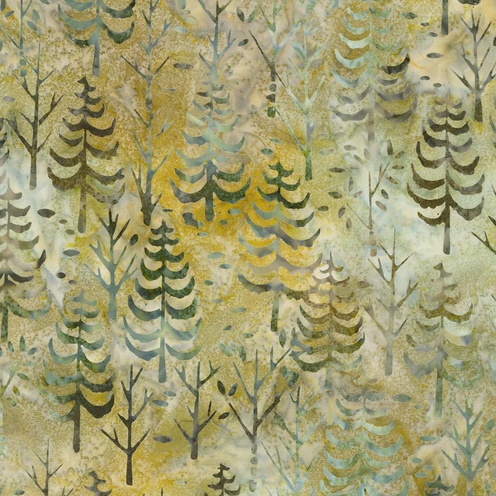 Robert Kaufman - Artisan Batiks: Autumn Trails - Trees Spice AMD-21071-163