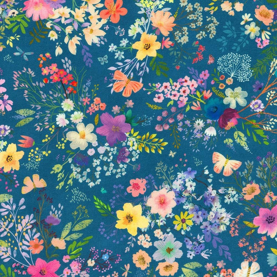 Unicorn Meadow - Wildflowers Blue AQOD-22418-4