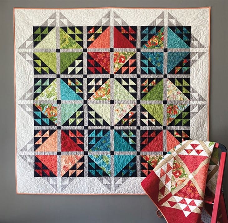 Precut! Emilia Quilt Kit - 76" x 76" EMILIA-LAQK