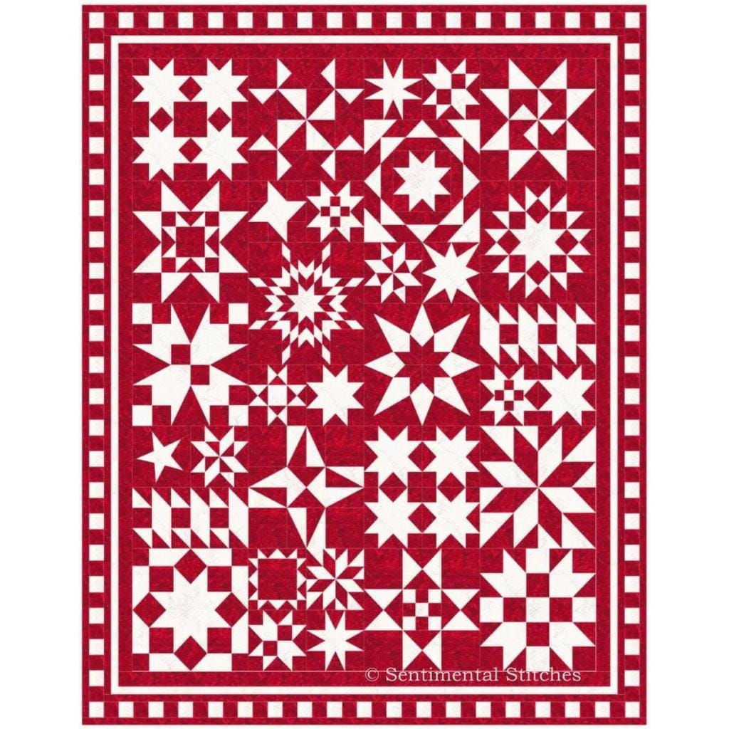 Sentimental Stitches - Starlight Starbright Pattern STRLISTRBRI-PATT