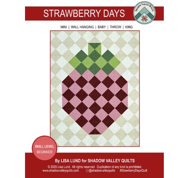 Strawberry Days - Quilt Pattern SHV011