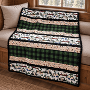 Crazy 8 Cuddle Quilt Kit - Happy Camper CKCRAZY8CAMPER