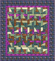 ARABELL SCRAP CRAZY KIT - Quilt Kit 62.5' x 70.25" ARABELLASC-QK