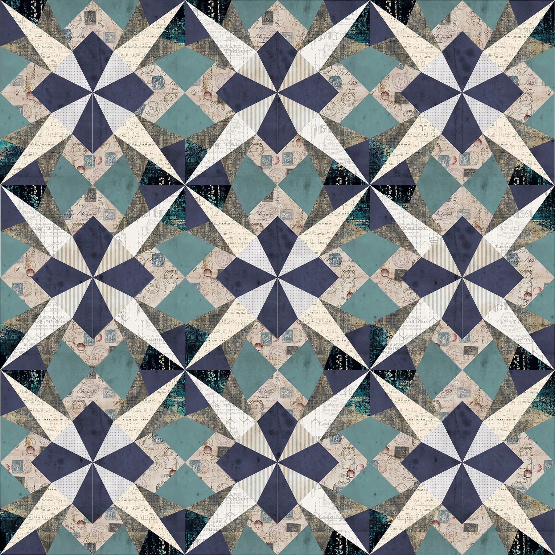 Backing for Fractical Cruise Quilt Kit FRACTICAL-B