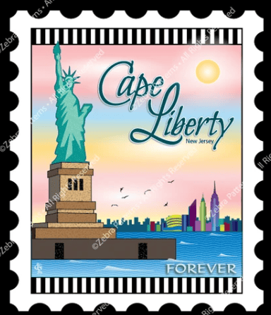 Cape Liberty Get Away Stamp Mini Panel ZEB81194