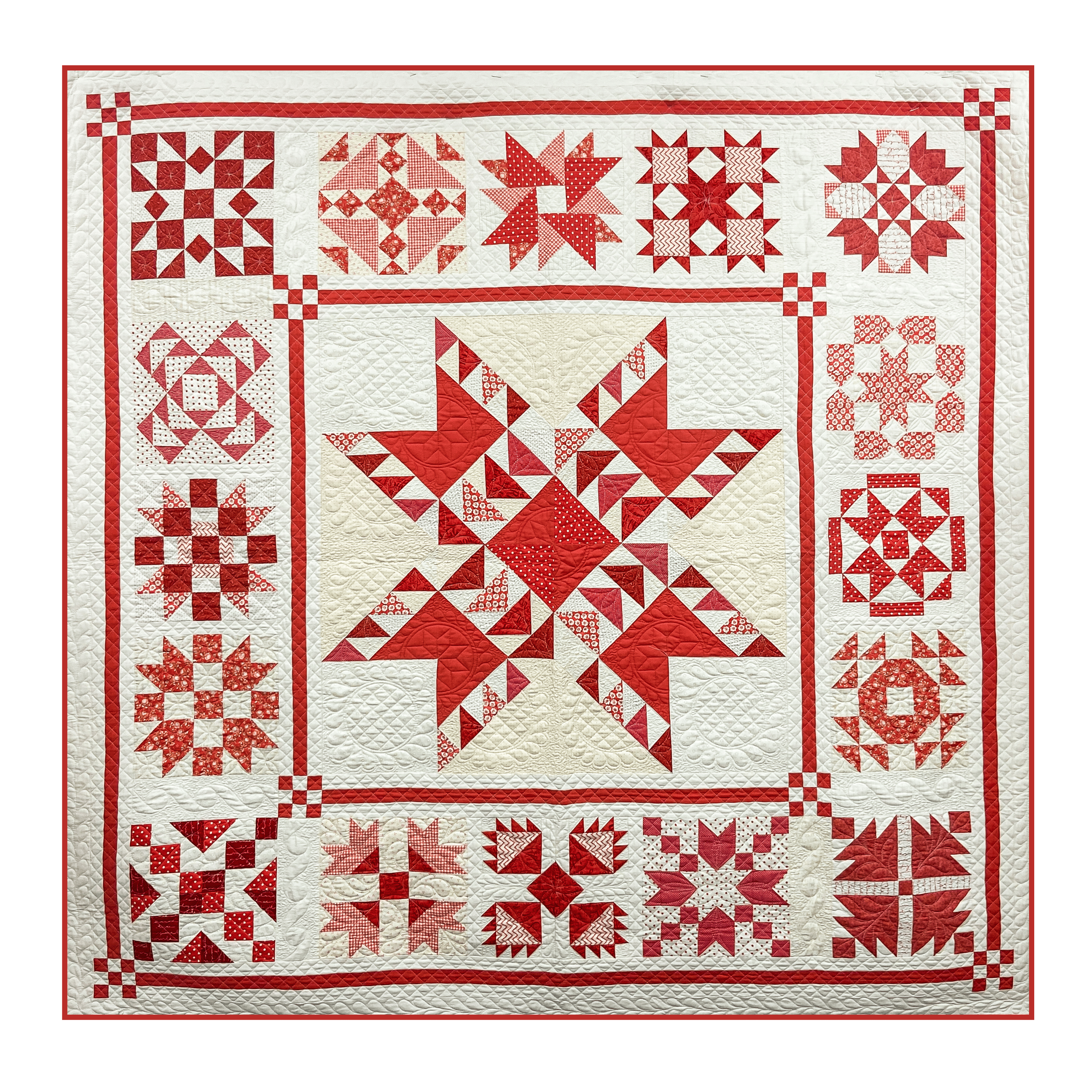 Classic Red & Cream 2025 - Precut M: 07 Blocks 13 & 14 CRCP25-07