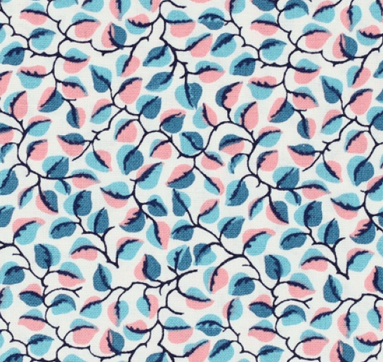 Climbing Leaves Lt New Blue - Connecting Threads ZD-78399-002